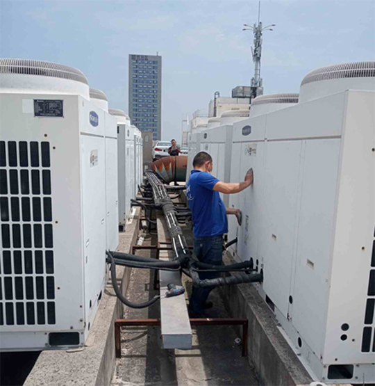 定兴中央空调制热和不制冷系统维修方法